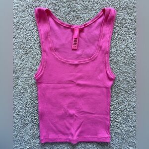 SKIMS Hot Pink Soft Lounge Tank